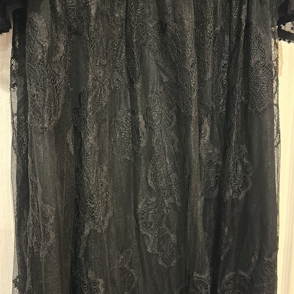 Foxiedox Babette Lace Babydoll Mini Dress Black Size S New with Tag - Picture 4 of 16